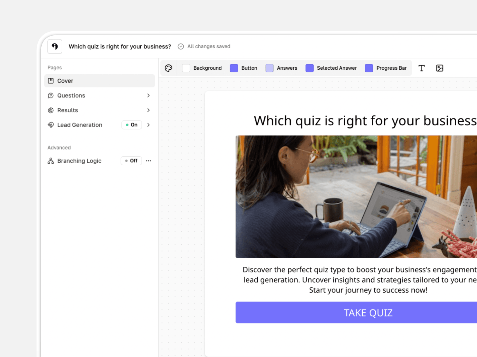 Interact quiz builder